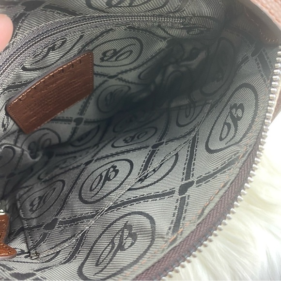 BRIGHTON FERRARA FELI CROSSBODY BAG ST.TOPEZ COLLECTION BROWN/TAN COLOR - Picture 5 of 8